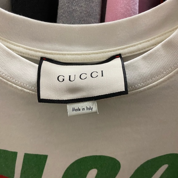 T-shirt with Gucci Blade print